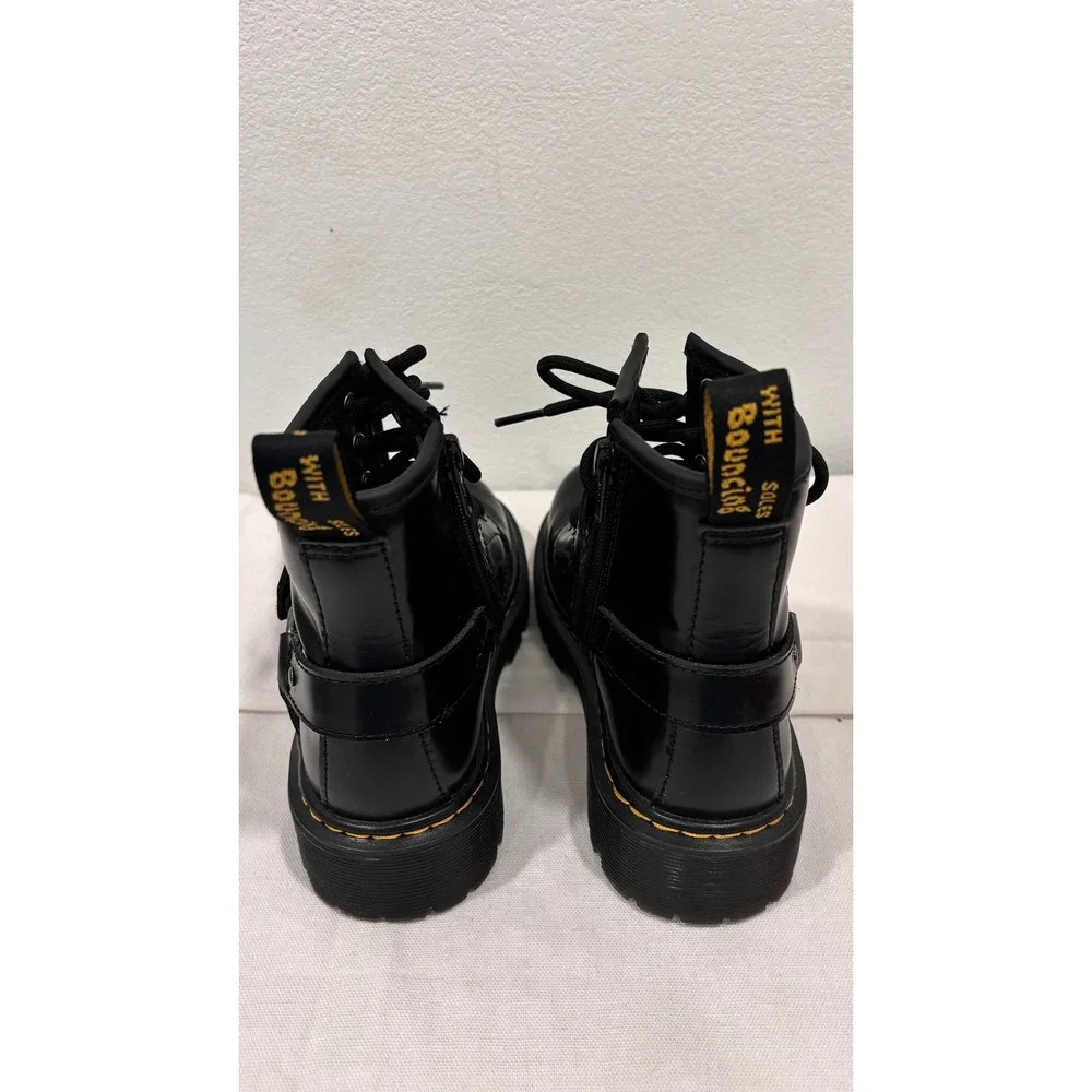 Dr. Martens 1460 Harness J‎ Black Leather Boots Kids Size 1 US 13 UK 32 EU